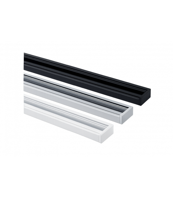 TRACK 2M Nero - Sistema di binari premium per apparecchi di illuminazione – Foto