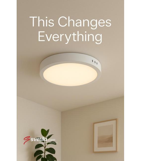 Ceiling LED Luminaire MARTIN C 18W NW - White – photo