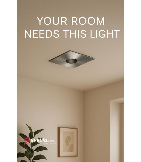 RAFI D 3W LED-Wandeinbauleuchte Mattchrom, NW – foto