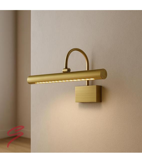 BRENA 4W Antic Brass NW LED Leuchte - Perfekt für Gemälde – foto