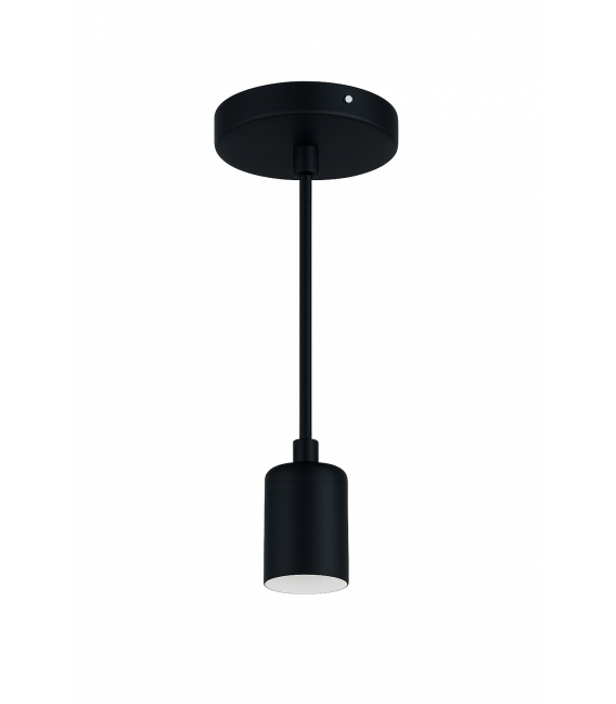 Luminaire plafonnier UNO E27 CLG Noir 220V, 60W, Elegant – Photo