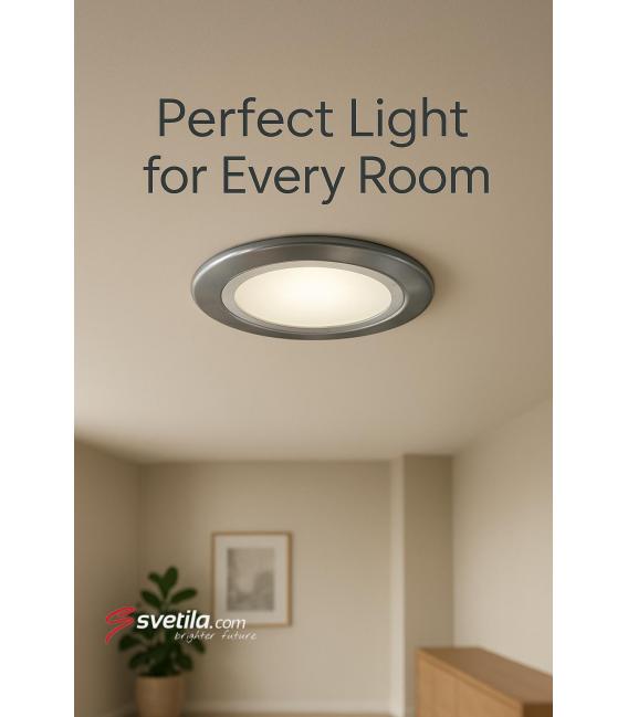 Apparecchio da incasso resistente all'acqua VIKI C GU10 Chrome - Illuminazione a soffitto – Foto