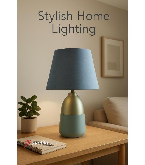 ANETA E14 Grey - Elegant Table Lamp for Your Desk – photo