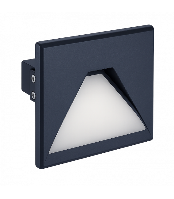 KURS D 1.6W NW LED-Wandeinbauleuchte Schwarz – foto