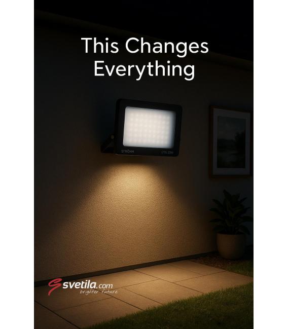 20W Black RGBW LED Floodlight - Tablet Design – photo