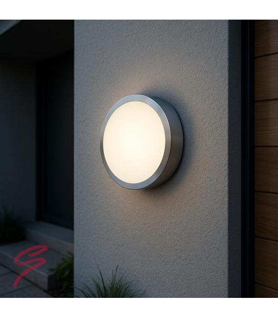 Luminaria LED de techo PLANAR 24W NW Plata - Iluminación exterior de fachadas – foto