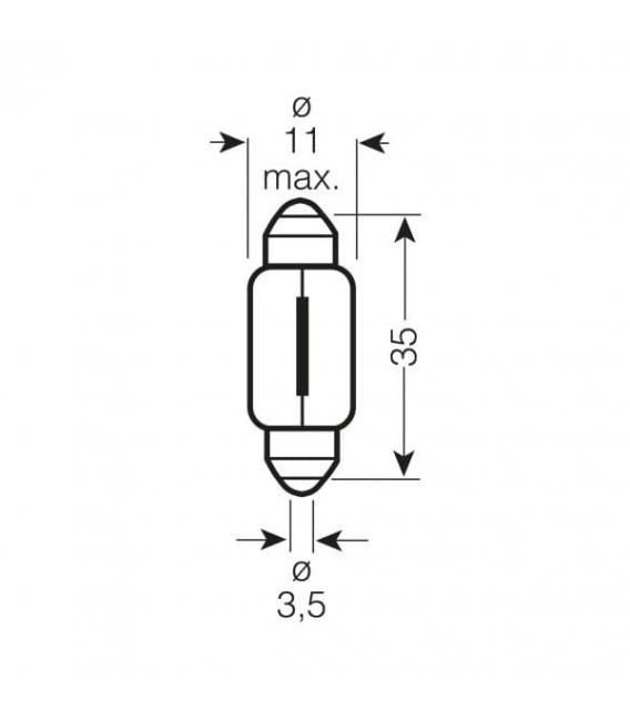 Car Bulb C5W 12V 6418 ULT SV8.5 - Your Car – photo