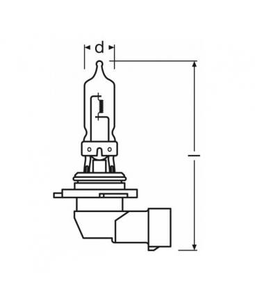 Lampara HB3 12V 60W 9005 P20d 6280-4267