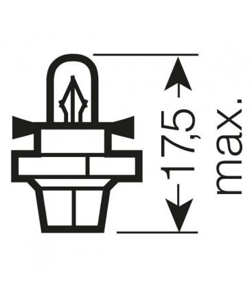 Lampadina 2473 MFX6 12V 1.12W BX8.4d 6303-4320