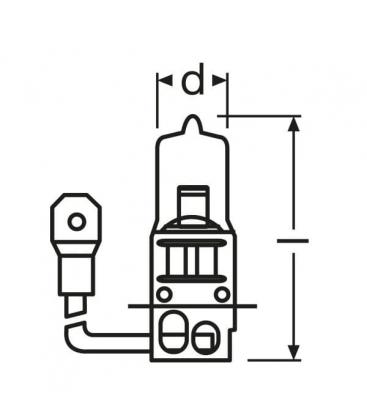 Lkw-Glühlampen H3 70W PK22s - Hochspannungsbeleuchtung 6320-4363