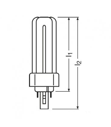 Dulux T 18W 827 Plus Compact Energiesparlampe 6361-4498
