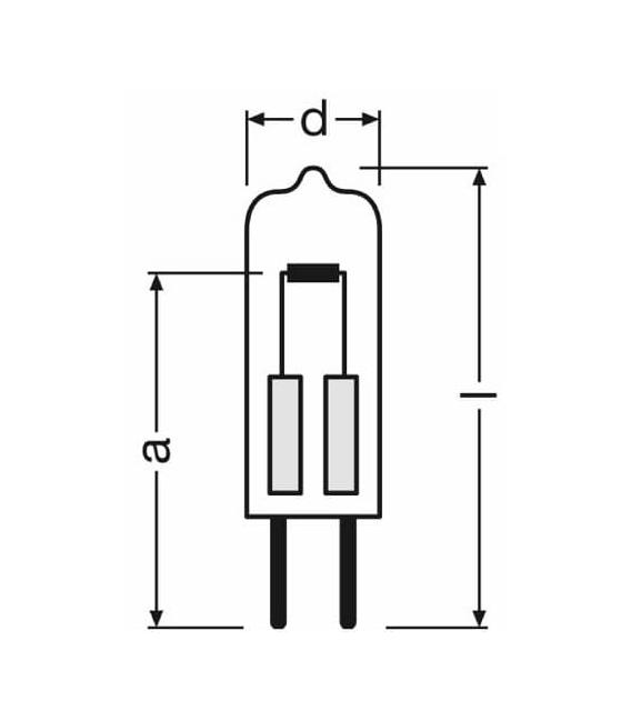 Lampadina Halostar Forno 64408 5W 12V G4 – Foto
