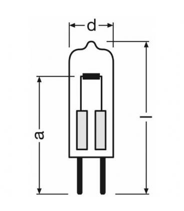 Halostar Oven 64428 Ampoule G4 20W 12V pour fours de cuisson 6599-5134