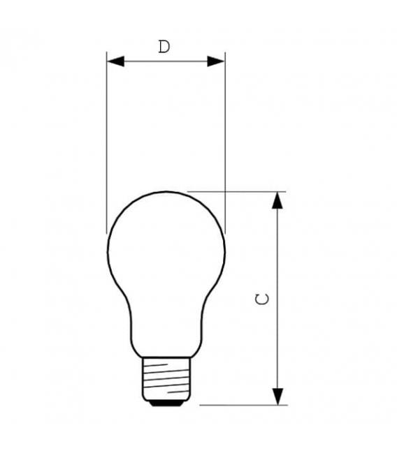 24V Lampadina classica A60 60W E27 - Illumina il tuo spazio – Foto