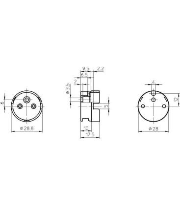 Premium Quality Lampholder Base G13 7201-6212