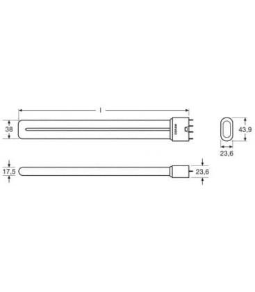 Dulux L 18W 840 XT Energy Saving Lamp - Long Lifetime 7363-6828