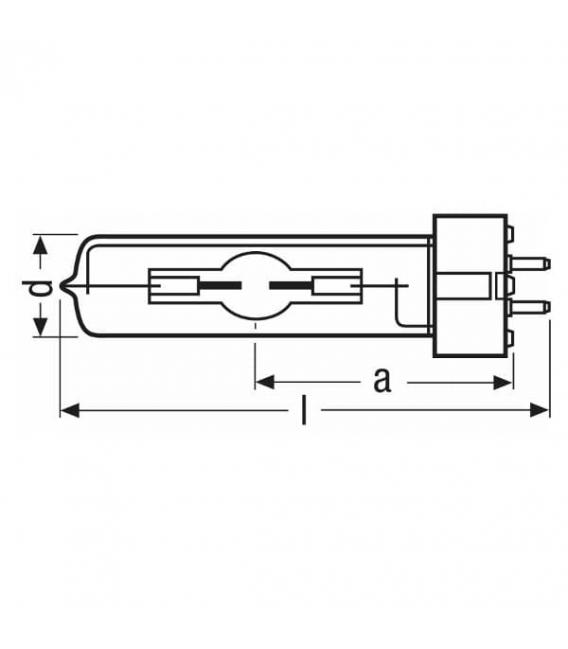 HSR 575W 72 GX9.5 Lamp - Specialty – photo