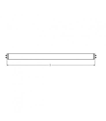 Lampadina colorata blu T8 30W - attacco G13 243-729