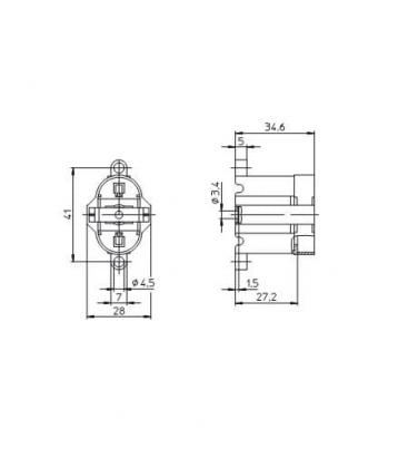 Sicherer und langlebiger G23-Fassungssockel - Ideal 7525-7329