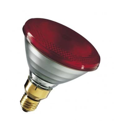 Lampada a infrarossi Par38 150W E27 Rosso IR Sanità 7566-7503