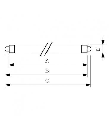 Lámpara 18W G13 BL TL-D - Luz actínica UV-A de alto rendimiento 7569-7511