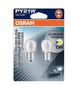 Osram PY21W 12V Diadem Chrome Double Pack