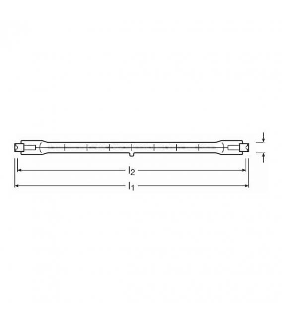 Lampe 64579 FDG - 1000W, 110V R7s Ampoule spécialisée – Photo