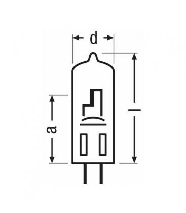Lampada da 45W 64321, base G6.35 - Illuminazione aeroportuale 7668-7846