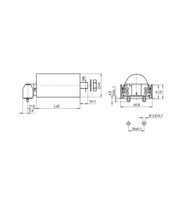 Condensateur VS 9mF 50 60Hz 250V - Condensateurs de qualité – Photo