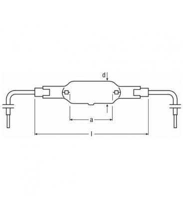 HTC-1000 241W 220V KY10s - Lampe UV-A à haut rendement. 8025-8937