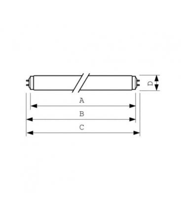 TL 40W 12 UV-B a banda larga - Lampada per fototerapia premium 8221-9532
