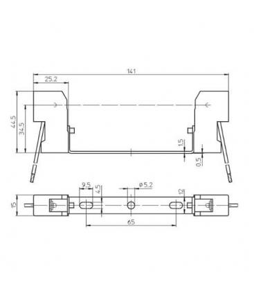 R7s Keramika 114,2 mm - Premium okov za žarnice 8235-9590