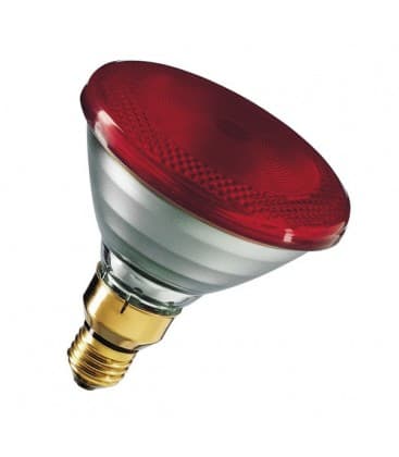 Infrarotlampe Par38 IR 175W E27 Rot Wohltuende Wärme für ultimative Entspannung 8256-9640