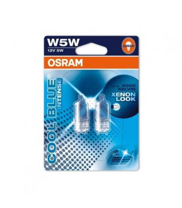 Bombilla Coche W5W 12V 2825 HCBI Halógena Azul Intenso - Paquete Doble – foto