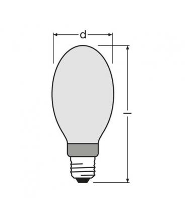 Lampada rivestita HQI-E 250W d Pro E40 di qualità - Alogenuri metallici 305-970