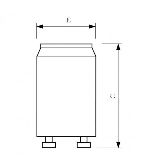 BodyTone St 25 UV Lamp Starter - 100W, 220V pour les lits de bronzage – Photo