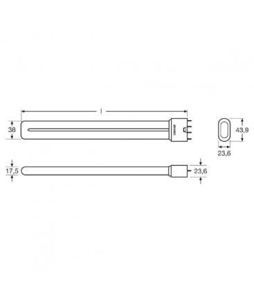 Compact Fluorescent Lamp Dulux L 55W 930 - Superior Color Rendering 8314-9867