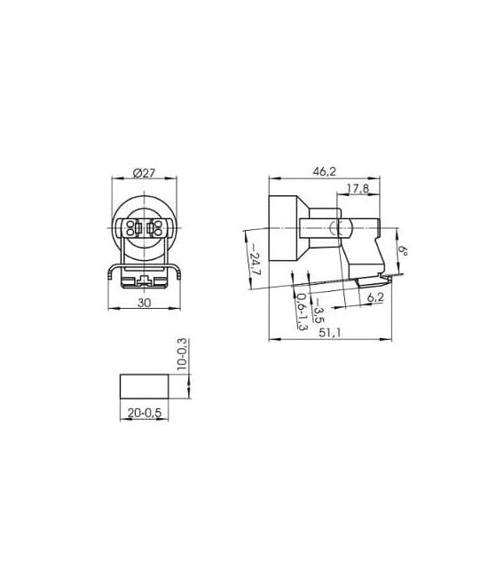 Douille 64307 - Solution d'éclairage E14 haut de gamme – Photo
