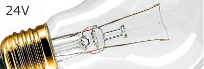 Bombillas clásicas de 24 V para zonas de seguridad | Iluminación fiable