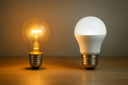 ¿Bombillas halógenas o LED?