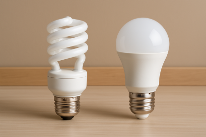 Lámparas CFL vs LED: Tipos, ventajas y comparación