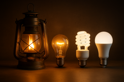 From Firelight to LEDs - A Journey through Lighting Evolution